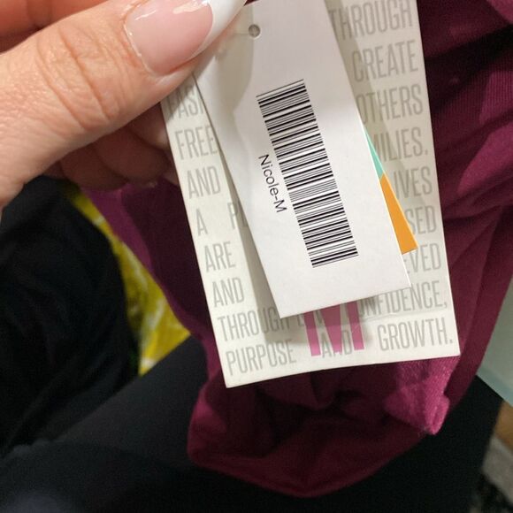 Lularoe nwt Magenta Pink Dress Nicole - Picture 6 of 9